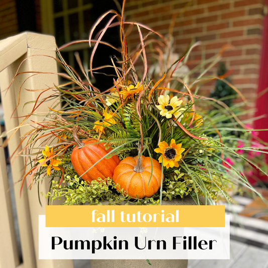 How to Make a Fall Urn Filler