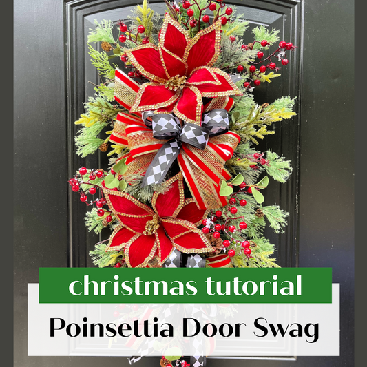How to make a Christmas Door Swag