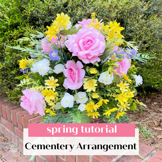 Spring Cemetery Arrangement