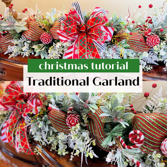 DIY Christmas Garland video tutorial