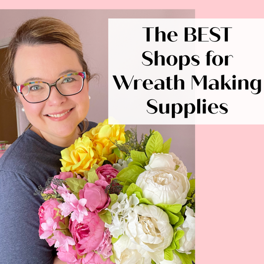 Where to Buy Wreath Making Supplies {FREE Resource}